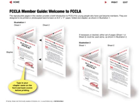 FCCLA planning process summary page template