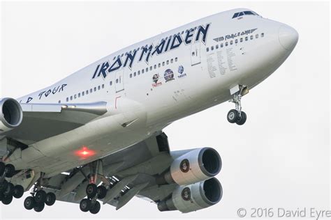 Iron Maiden’s ‘ED FORCE ONE’ Boeing 747-400 visits Perth – AviationWA