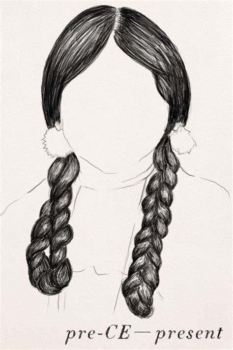 hair. braids. beauty. The History of Hair - Braiding Hair native american braid pre-ce to pr ...