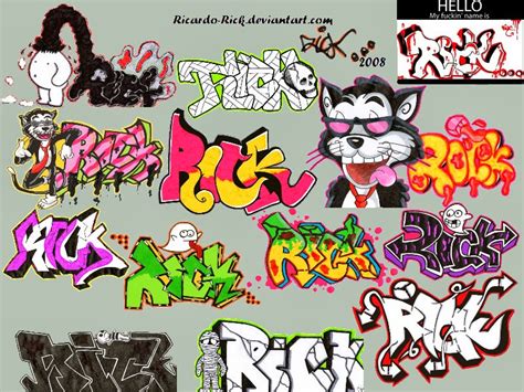 Graffiti Wall: letras de graffiti chidas