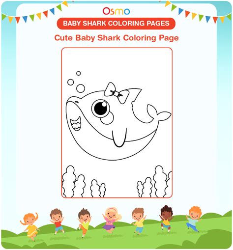 Baby Shark Coloring Pages | Download Free Printables