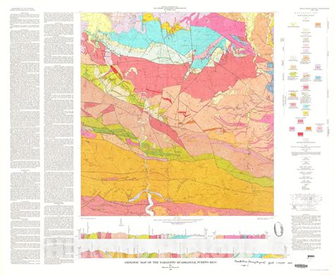 Map : Geologic map of the Naranjito quadrangle, Puerto Rico, 1968 Cart - Historic Pictoric