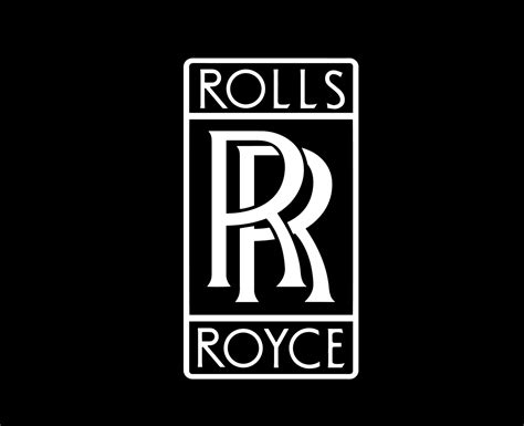 Rolls Royce Brand Logo Symbol White Design British Car Automobile ...