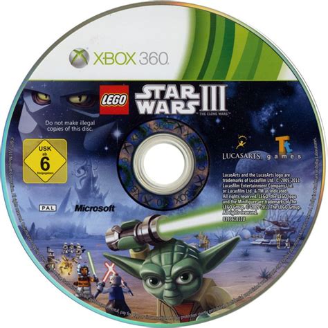 LEGO Star Wars III: The Clone Wars (2011) Xbox 360 box cover art - MobyGames