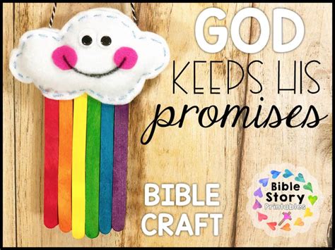 God Keeps His Promises Bible Craft - Bible Story Printables