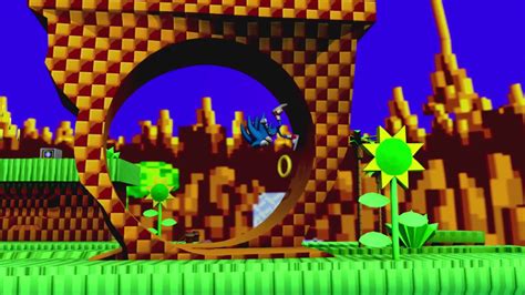 Sonic & Greenhill Zone 3D Animation - YouTube