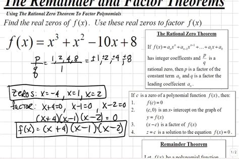 30++ Rational Root Theorem Worksheet – Worksheets Decoomo