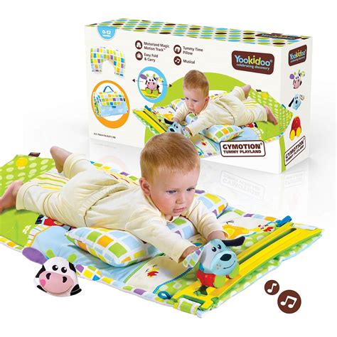 Buy Baby Tummy Time Mat by Yookidoo. Newborn Musical Playmat & Outdoor ...