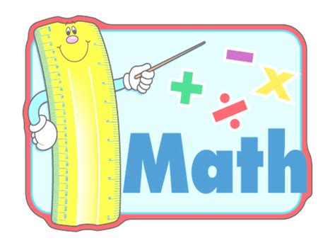 Mathematics Clipart Math Class - Clip Art Library