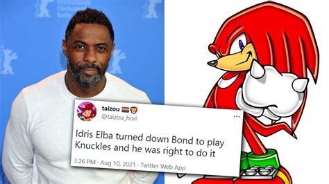 12 Aug 21 - Idris Elba as Knuckles : r/KnowYourMemeOfTheDay