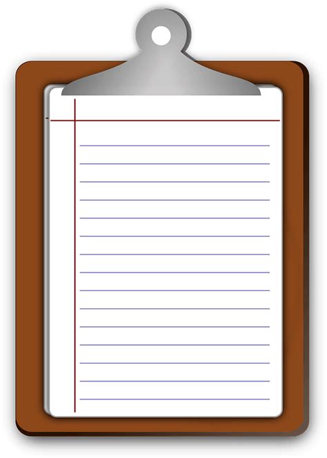 lined papers - Clip Art Library