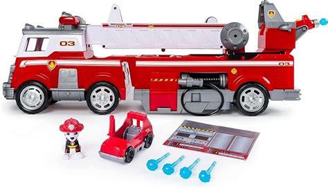 PAW PATROL — Ultimate Rescue Fire Truck with Extendable 2ft Ladder, for Ages 3 and Up : Amazon ...