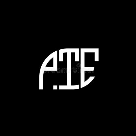 PTE Letter Logo Design on Black Background.PTE Creative Initials Letter Logo Concept Stock ...