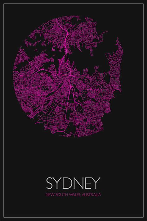 Cities: Map Posters on Behance