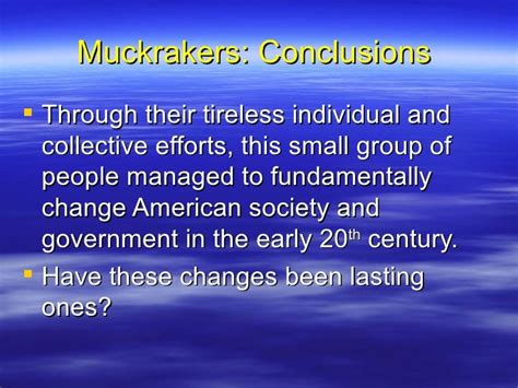 Muckrakers