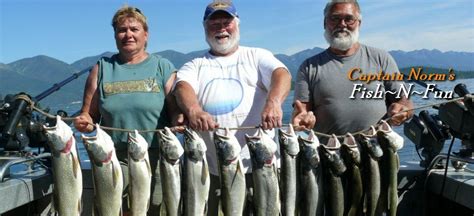 Fish~N~Fun on Flathead Lake With Captain Norm's fishing charters. http://www.flatheadlakefishing ...