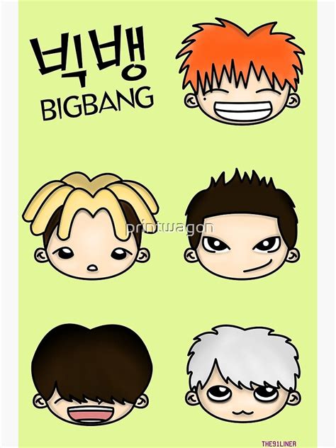 "Big Bang Fan Art 1.0" Poster by printwagon | Redbubble