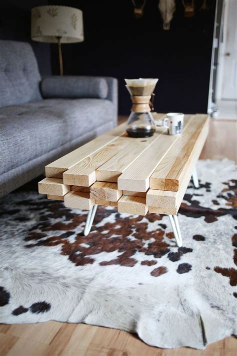 DIY : fabriquer une table basse avec des planches de bois - Floriane Lemarié