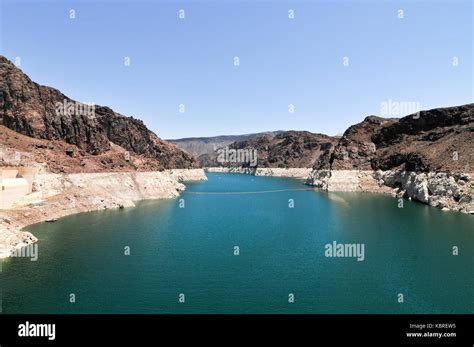 Hoover Dam, originally known as Boulder Dam, a concrete arch-gravity ...