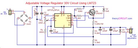 Adjustable Voltage Regulator Circuit