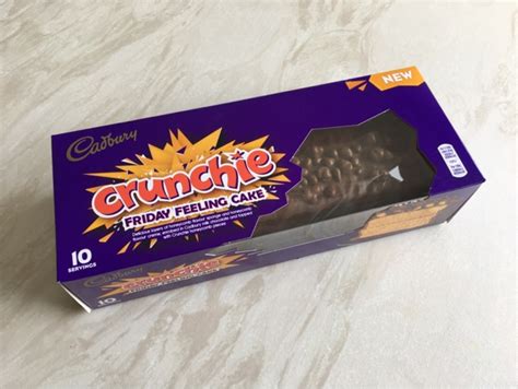 Reaching for Refreshment : Review- Cadbury NEW Crunchie Cake