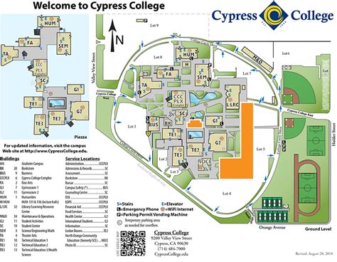 Campus Map & Directions – Cypress College