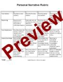 Personal Narrative Oral Rubric Teaching Resources | TPT