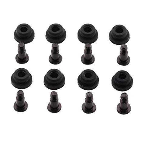 ZRM&E 8pcs 10mm Hard Disk Drive Screws and Shock Absorption Rubber Washer Kit PC Hard Disk Drive ...