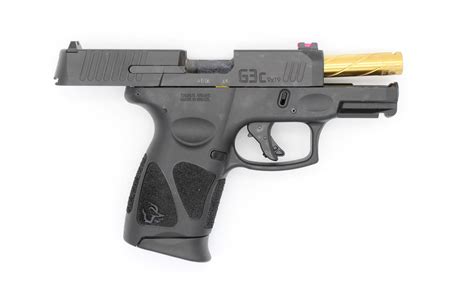 Ported Barrel for the 9mm Taurus G3X, G3C, G2C, G2S and PT111 G2, TiN (Gold) Finish