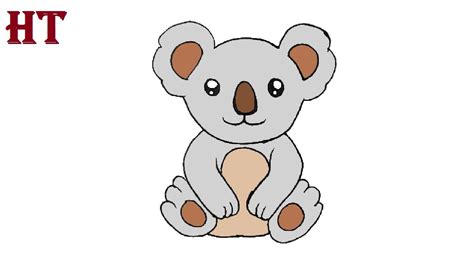 Koala Bear Drawing Step By Step