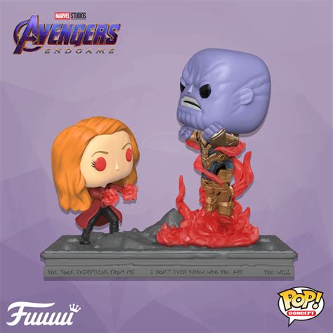 Funko POP! Marvel Avengers Endgame Wanda Maximoff Edition Glow In The ...