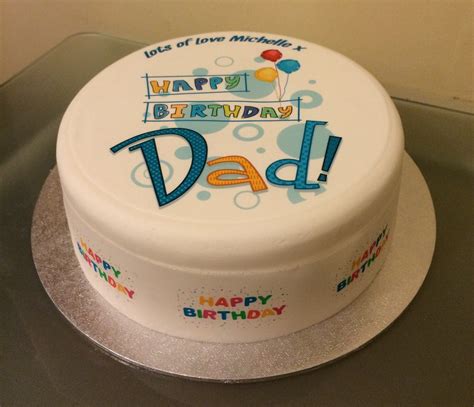 Dad Edible Icing Cake Topper 02 – the caker online