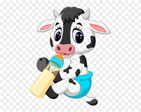 Vache - Cute Baby Cow Clipart - Png Download (#3958042) - PinClipart