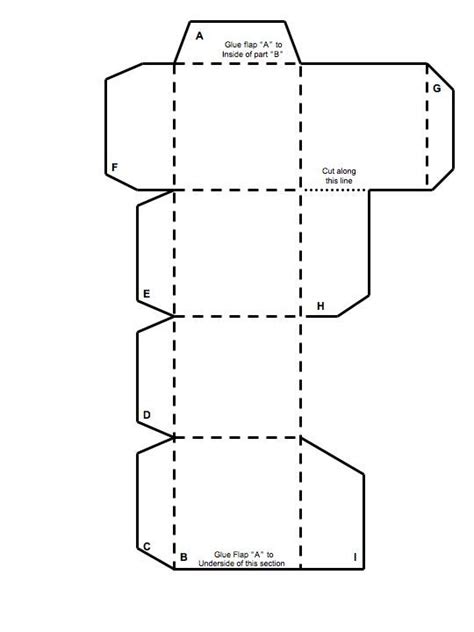 Infinity Cube Template - Printable Word Searches