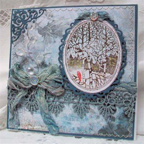 Viv's Visuals : Cold and Frosty Colours - Vintage Stampin DT