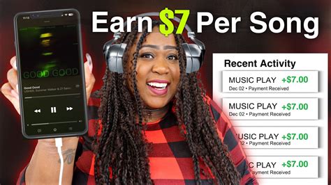 Get Paid $7 Per Song Just By Listening To Music (I Tried It) Make Money ...