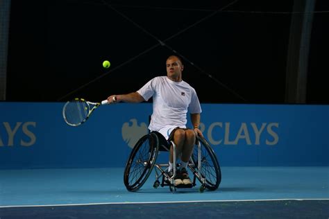 British Paralympians showcase wheelchair tennis