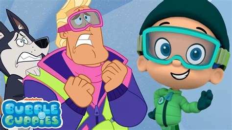 Gil Plays Winter Sports! 🎿 | Bubble Guppies - YouTube