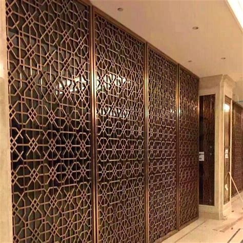 copper perforated screen mesh | Metal screen, Room divider, Metal room ...