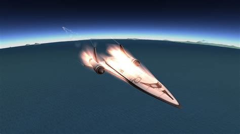 SR-71 Blackbird top speed test went well : KerbalSpaceProgram