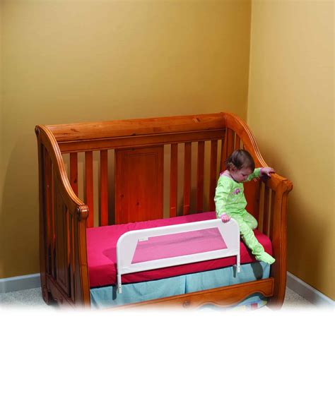 Convertible Crib Mesh Bed Rail Telescopic