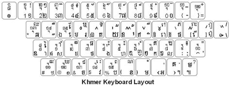 Khmer Keyboard Labels - DSI-Keyboards.com