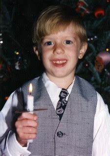 Cary holding a Christmas Eve Candle | Cary holding a candle … | Flickr