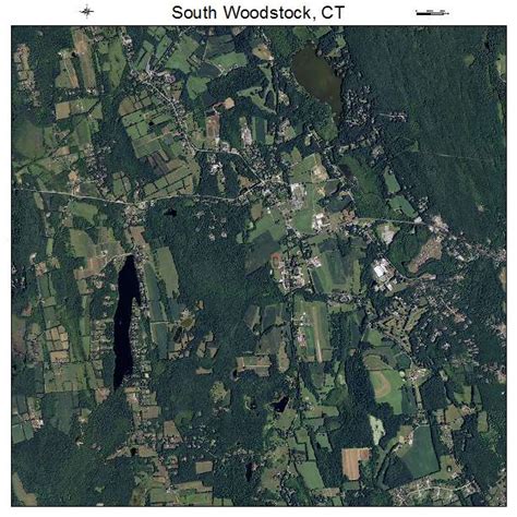 Aerial Photography Map of South Woodstock, CT Connecticut