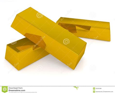 Gold bars stock illustration. Illustration of bars, reflecting - 30205288