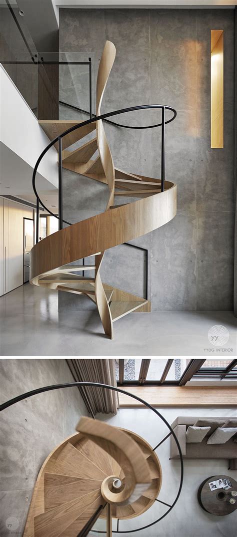 16 Modern Spiral Staircases Found In Homes Around The World