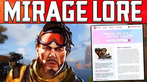 Apex Legends Mirage Lore Update - YouTube