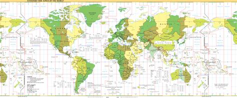 Standard Map Of The World