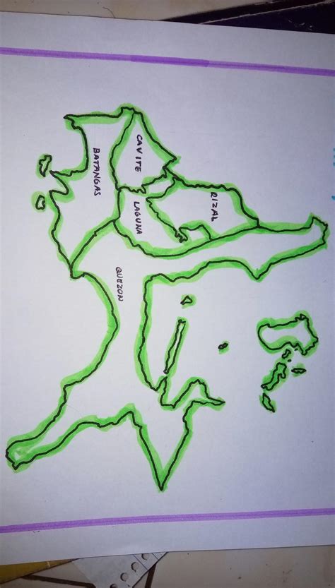 calabarzon map drawing easy - Noe Bain