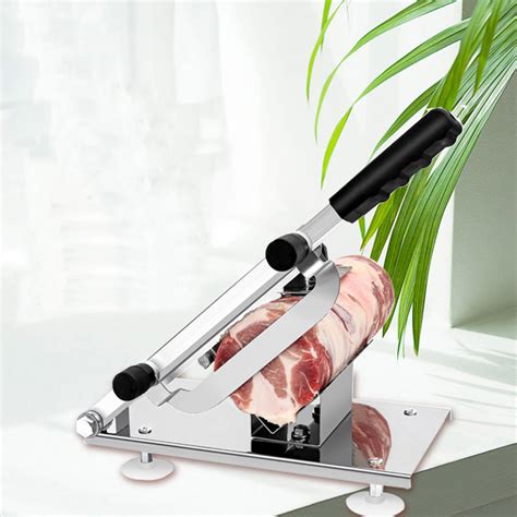 Manual Ribs Meat Chopper Slicer 13.5 Inch Double Knife - China Cuting Machine and Frozen Meat ...